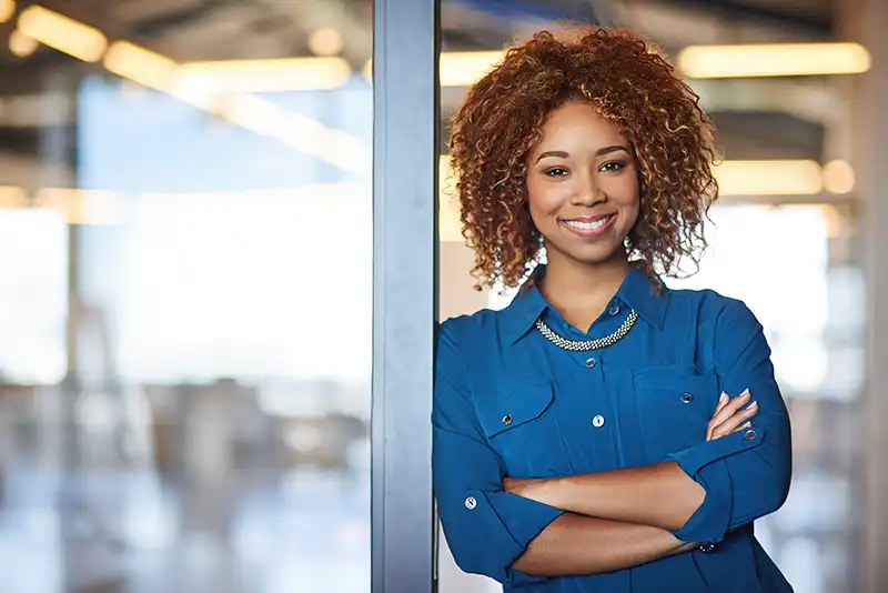 professional woman in office